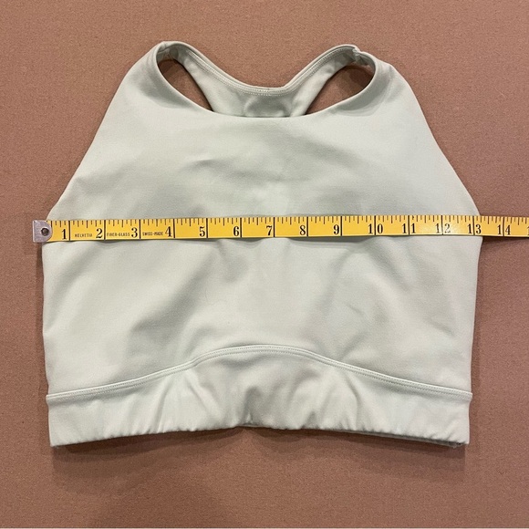 Alphalete Alphalux High Neck Mint Green Sports Bra Size Small - Picture 7 of 9